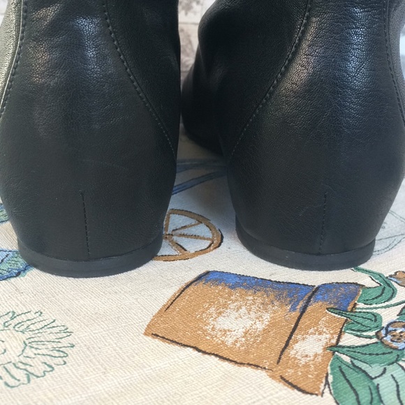 Stuart Weitzman black leather wedge heel boots - Picture 4 of 8